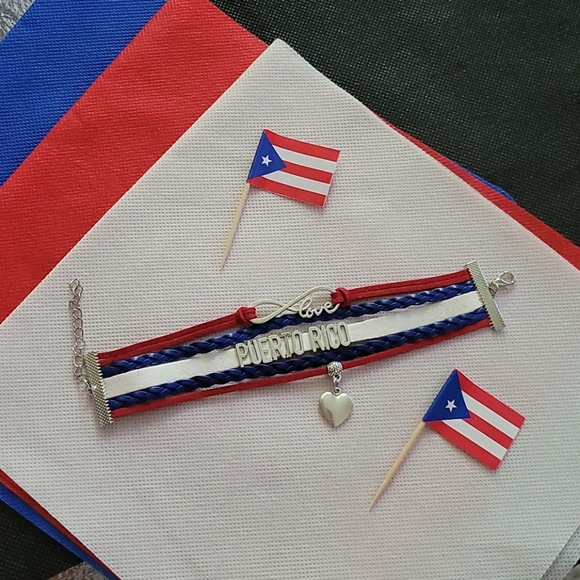 🇵🇷Puerto Rico Infinity Love Heart Bracelet - Picture 3 of 5